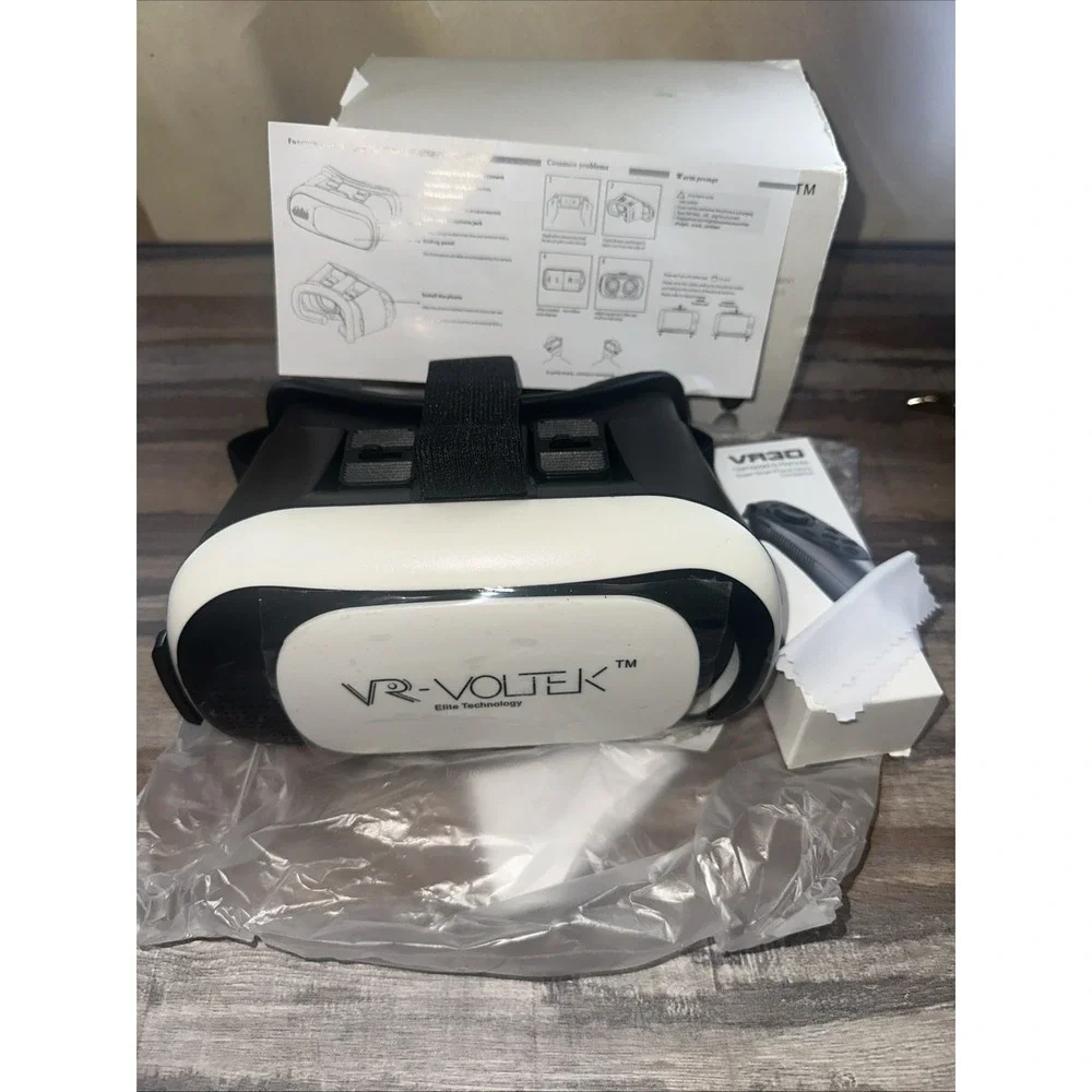 Virtual Reality Goggles Headset - VR Gear Video Glasses + Wireless Joystick